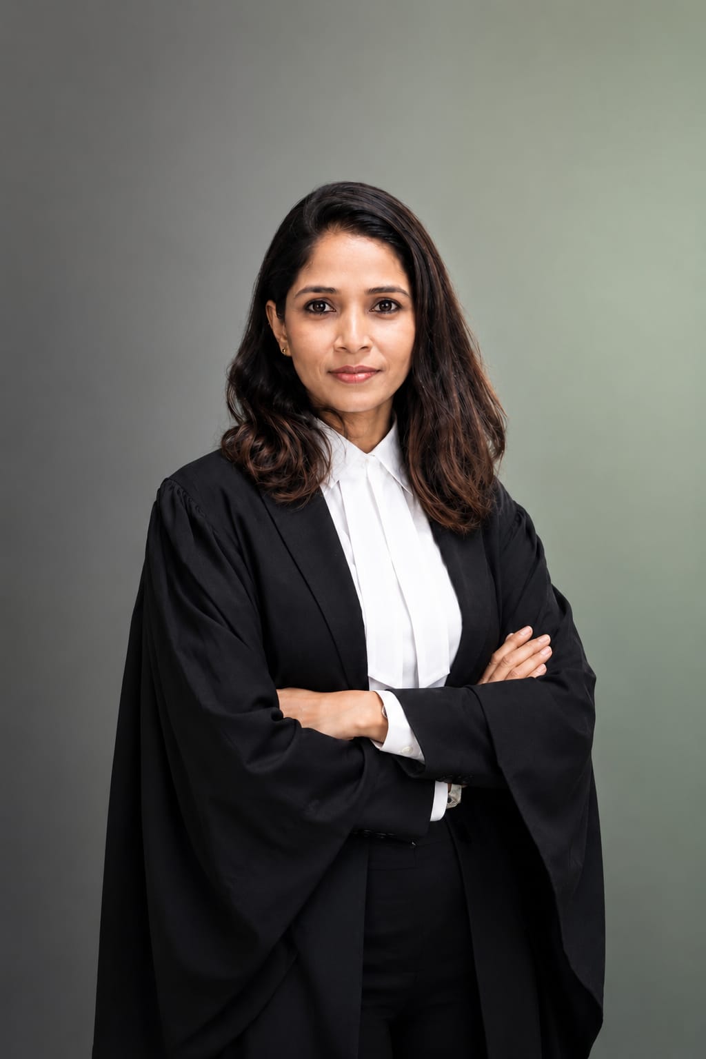 Adv. Gaayatri Jaiswal in her office